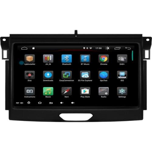 9"2.5D Car DVD Multimedia player For ford RANGER 2016+ 2din Android 10 Radio Tape Recorder Navigation GPS