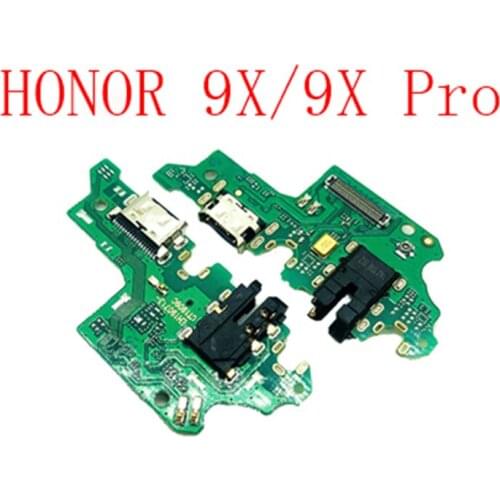 Charging Port Connector Board Parts Flex Cable With Microphone Mic For HuaWei Honor 9X Honor 9X Pro