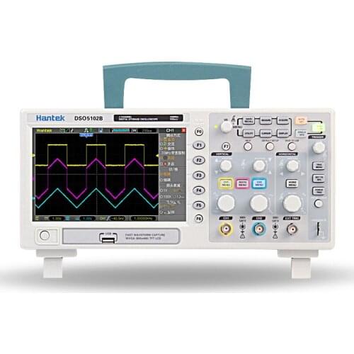 Hantek DSO5102B Digital storage oscilloscope 2CH 100MHz Benchtop Scopemeter 1M Memory depth 1GSa/s Sample Rate better than5102P