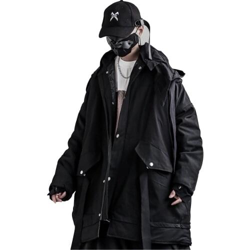 Hyweacvar Men's Parkas With A Hood