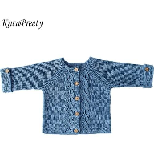Handmade baby girls jackets cotton long sleeve coat for girls autumn winter cardigans toddler baby tops children outwear