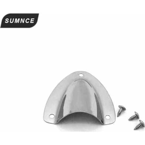 Marine Grade Stainless Steel Midget Clam Shell Wire Cable Vent Cover hose for Rowing Boat Marine Yacht Surfing Water Sport