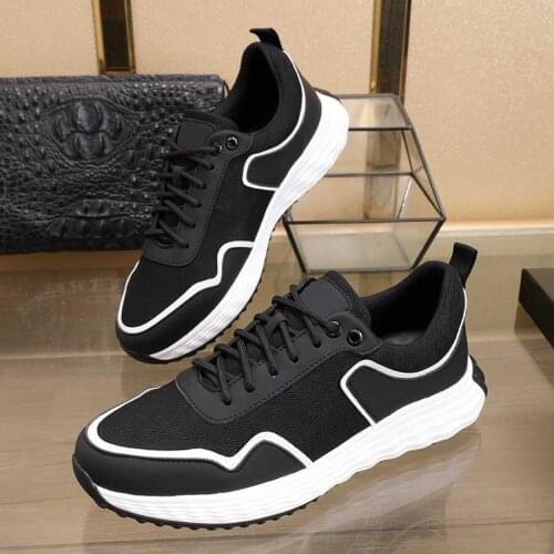 Men Running Shoes Flat Tenis Masculino High Quality Fashion Casual Shoes Breathable Mesh Sneakers Men Lace-Up Zapatillas Hombre