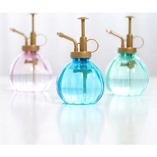 New Garden Watering Can Pot Hand Press Spray Bottle for Garden Plant Flower Watering Mister Sprayer Pumpkin Bottle