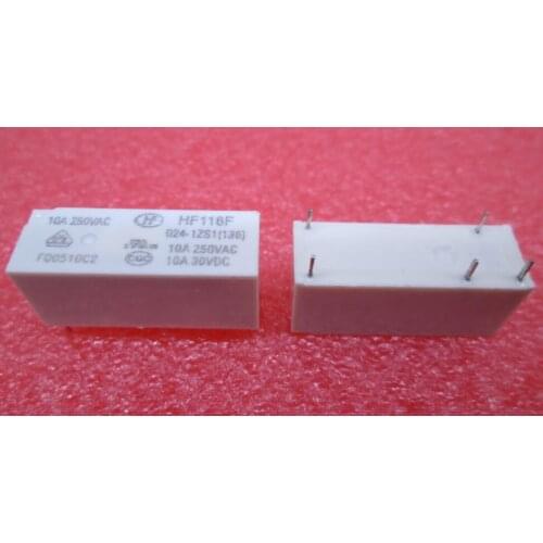 NEW relay HF118F 024-1ZS1 JQX-118F 024-1ZS1 HF118F-024-1ZS1 HF118F0241ZS1 0241ZS1 24VDC DC24V 24V DIP5 10PCS/LOT