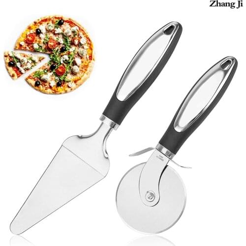 Zhangji Stainless Steel Pizza Single Wheel Cut Tools Diameter Household Pizza Knife Cake Tools Wheel Use For Waffle Cookies