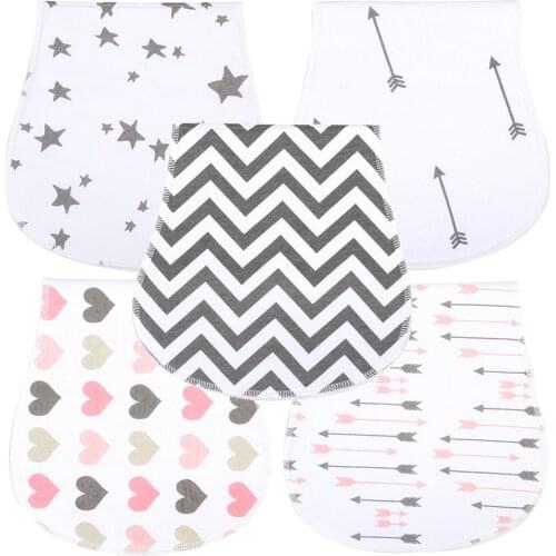 Burp Cloths for Baby Boys and Girls 100% Soft Cotton Baby Burping Cloths Extra Absorbent & Soft Milk Spit Up Rags Burp Clothes