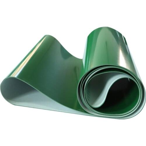 Perimeter:1000x50x2mm Green Industrial Transmission Line Belt Conveyor PVC Belt