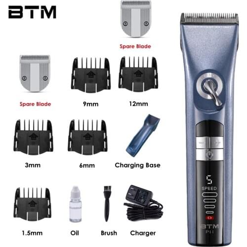 Professional Hair Trimmers Cordless Electric Hair Clippers Barber Haircut Set Salon Hair Trimmer Ceramic Cutter Cutting Machine