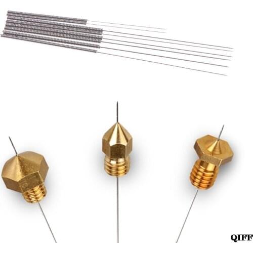 Drop Ship&Wholesale 1 Set Stainless Steel Nozzle Cleaning Needle 0.2/0.25/0.3/ 0.35mm For 3D Printer APR28
