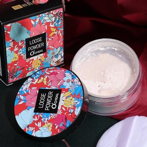 Face Makeup Powder 2 Colors Loose Powder Face Makeup Waterproof Loose Powder for Face Skin Finish Powder Face Contain Comestics