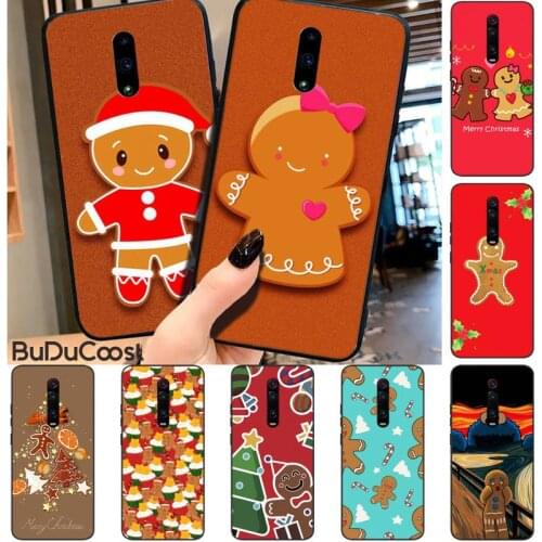 Christmas cute Gingerbread man Phone Case for RedMi 5 5plus 6 Pro 6A S2 4X GO 7A 8A 7 8 9 K20 case