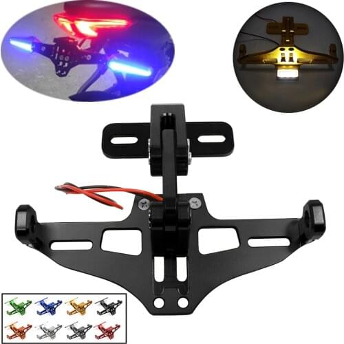 For Honda CB650R CB500R CB500X CBR500R CBR600RR CBR929RR CBR954RR CBR1000RR CBR600 F2 F3 F4i Universal Rear License Plate Holder