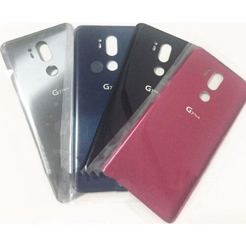 100% Original Glass Battery Cover DOOR For LG G7 ThinQ G7+ G710 G710EM Rear Housing Back Case With Adhesive Replacement Part