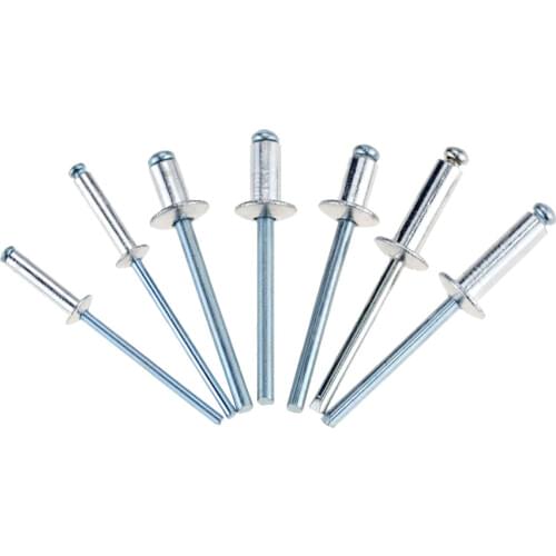 30PCS M2.4*4 6 9 GB12618 Aluminium Mushroon Head Break Mandrel Blind Rivets Nail Pop Rivets For Furniture Car Aircraft M2.4x4