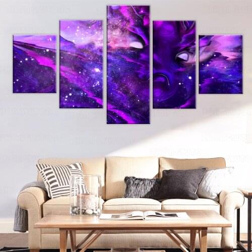 5 Piece HD Picture DOTA 2 Game Poster Wall Sticker Paintings Artwork Canvas Art for Home Decor Wall Art frame