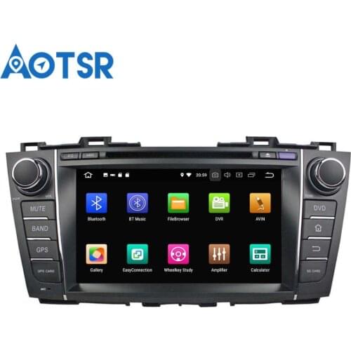Aotsr Android 8.0 7.1 GPS navigation Car DVD Player For Mazda 5 Premacy 2009-2012 multimedia radio recorder 4GB+32GB 2GB+16GB