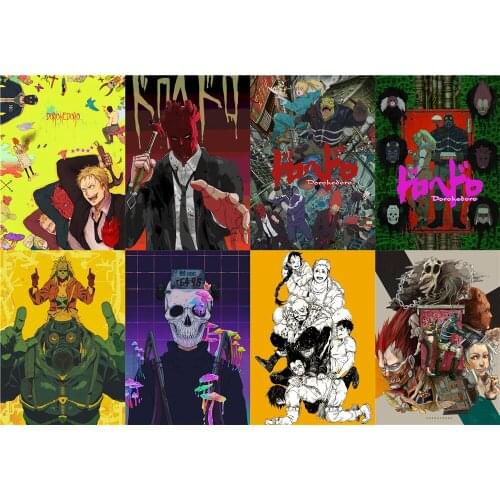 Dorohedoro Dropkick Polypropylene A3 8 pieces Posters wall poster PPP128