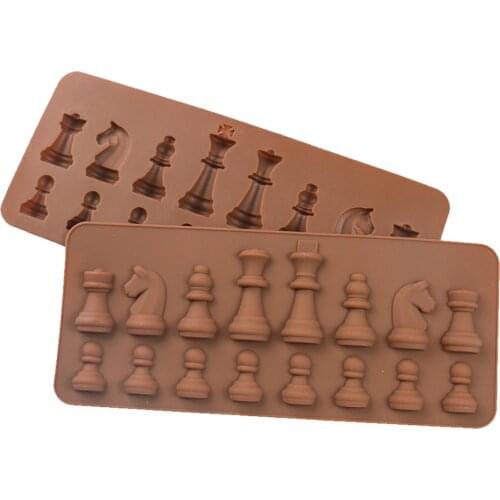 DIY Cake Mold Chess Shaped Chocolate Molds Ice Cube Mould Baking Mould Silicone Mold Cake Decorating Tools Kitchen Accessories