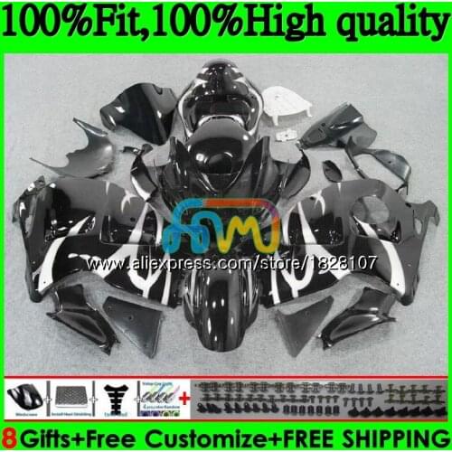 Injection For SUZUKI Hayabusa GSXR 1300 GSXR-1300 57BS.278 GSXR1300 08 13 14 15 16 2008 2013 2014 2015 2016 Black white Fairing