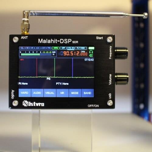 Malahit DSP SDR Radio Receiver Set 50KHz-200MHz Malachite Software Defined Radio Aluminum Alloy Shell