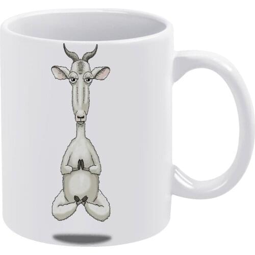 Goat Mug Retro Pottery Mug Drinking Creative Cups