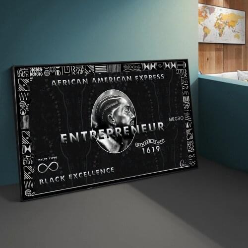Entrepreneur Motivational Art Canvas Painting Wall Art Posters Prints Inspirational Wall Pictures for Living Room Home Cuadros