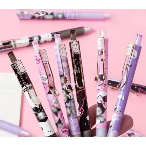 Cartoon Mechanical Pencil + Refill Set Anime 0.5MM Pencil Student Cute School Supplies Office Stationery