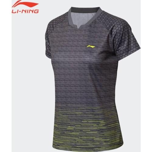LINING Quick Dry Workout Running Shirt lining T-shirts Clothing Rashguard Male Sport Shirts AAYN094-1