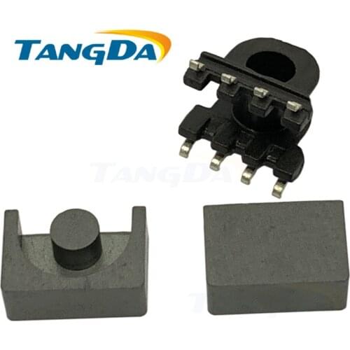 Tangda EP7 core EP Bobbin magnetic core + skeleton 4+4 pin Transformers horizontal SMD Surface Mount AG