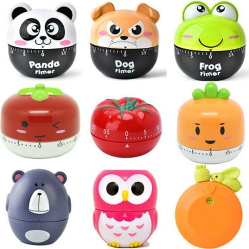 60 Minute Timer cooking timer Vegetable Shape Easy Operate Kitchen Timer Cooking Baking Helper Kitchen Tools Home Decoration