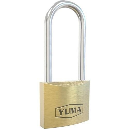 Yuma (Turkish Goods) Brass Long Hook Padlock 40 mm