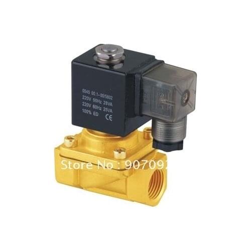 1/2'' Direct Drive Solenoid Valve Model PU220-04A 2 Way Brass Solenoid Valve