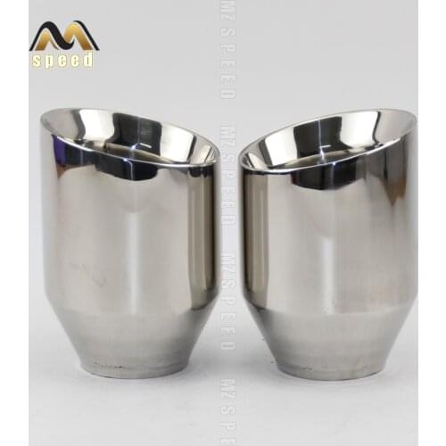 1 piece Car Accessories Style stainless steel universal exhaust system end pipe+car exhaust tip