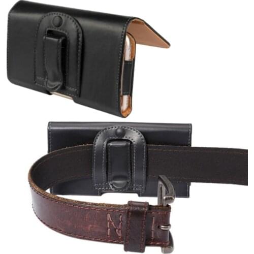 1PCS Drop Shipping Black Color Horizontal PU Leather Holster Belt Clip Pouch Case Cover for Samsung Galaxy Note 5