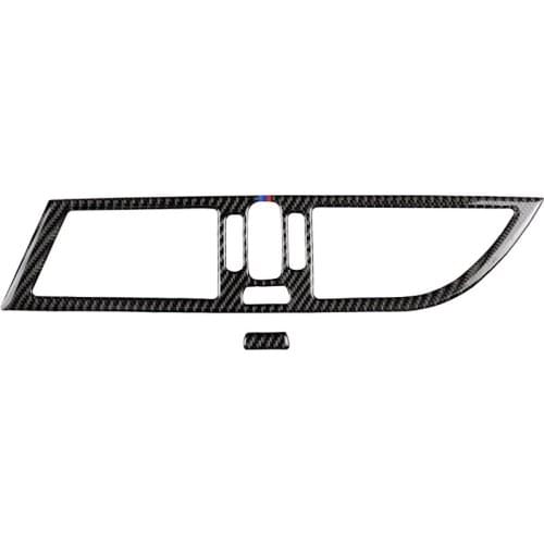 1PCS Carbon Fber Suitable For BMW E89 Z4 Middle Air Outlet Decoration Patch Car Interior Modification Upgrade Accessories