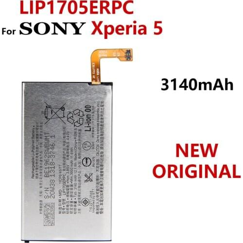 100% Genuine 3140mAh LIP1705ERPC Battery For SONY Xperia 5 Smart Phone Batteries In Stock With Tracking number