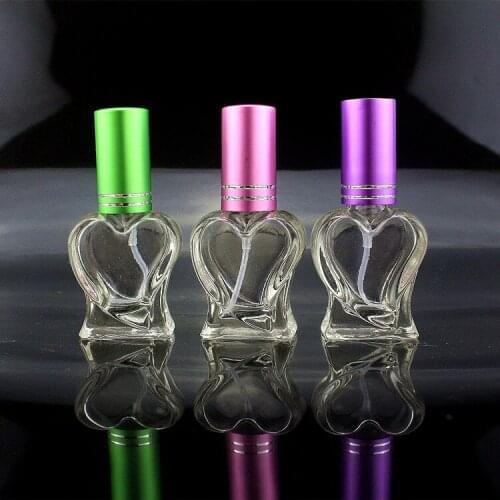 5ML Love Perfume Glass Nozzle Bottle Fine Spray Perfume Empty Bottle 100PCS/LOT