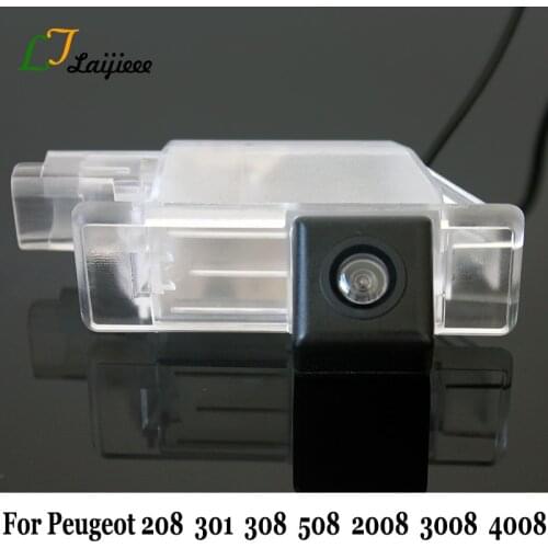 Car Rearview Camera For Peugeot 208 301 308 508 2008 3008 2012~Present / HD Night Vision Vehicle Backup Rear View Parking Camera