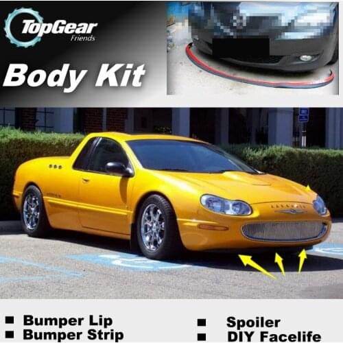Bumper Lip Deflector Lips For Chrysler Concorde Front Spoiler Skirt For TopGear Friends to Car View Tuning / Body Kit / Strip