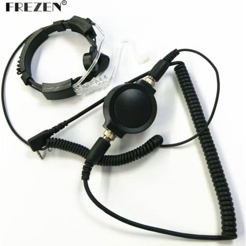 Hot Covert Earpiece Grade Tactical Throat Mic Armpit PTT Headset with Finger PTT for KENWOOD Radio baofeng BF UV-5R