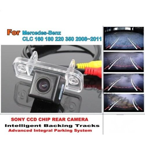 For Mercedes Benz CLC 160 180 220 350 2008~2011 Tracks Camera HD CCD Intelligent Dynamic Rear View Camera Car Parking Camera