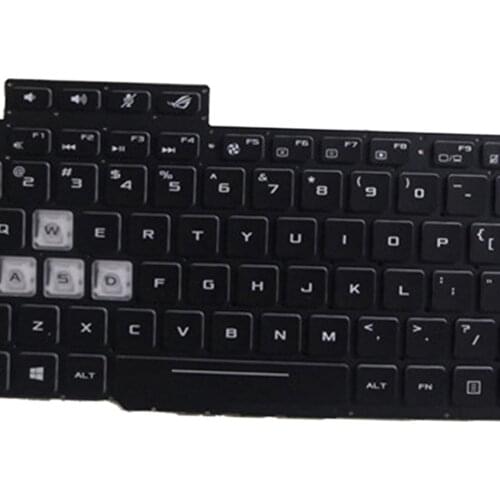 Laptop Keyboard Backlit English PC Computer Notebook Repair Accs Black for Asus ROG STRIX SCAR II GL704 GL704GS GL704GV
