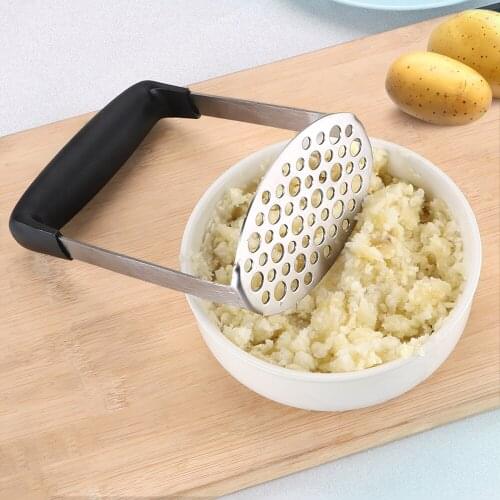 Kitchen Gadgets Fruit Vegetable Tools Pressure Mud Machine Stainless Steel Potato Mud Accessories Potato Masher