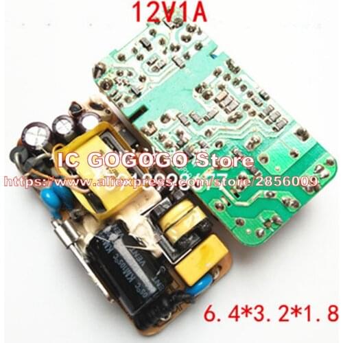 AC-DC 12V 1A Switching Power Supply Module Voltage Regulator Switch Circuit Bare Board SMPS Monitor LED Light 1000MA 220V 110V