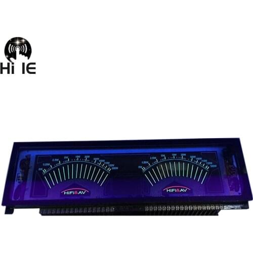 Mono Power Amplifier Panel Dual Analog VU Meter Audio Level dB Meter Music Audio Spectrum Indicator with Transformer