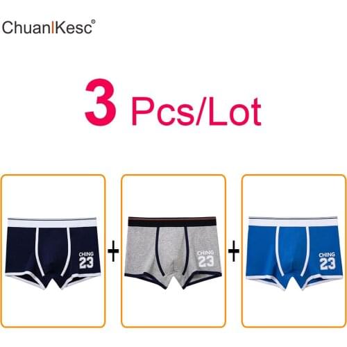 Mens Underwear Fashion Sports Digital Pattern Boxer Pants Comfortable And Breathable Large Size High Quality Cotton Shorts 2Pcs
