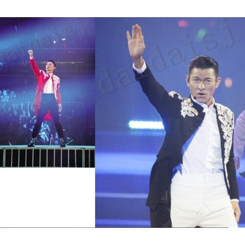 Men Tuxedo Jacket Costumes Stage Costume Bar Men Singer Guest Magician Performance Clothing Concert With The Same S-3xl