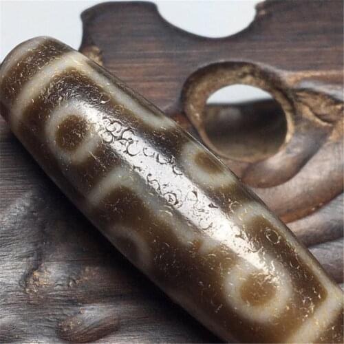 Wholesale Natural Agate Dzi Beads 9 Eyes 6 Eyes Longan Old Objects Tibetan Characteristic Jewelry Accessories DIY Material