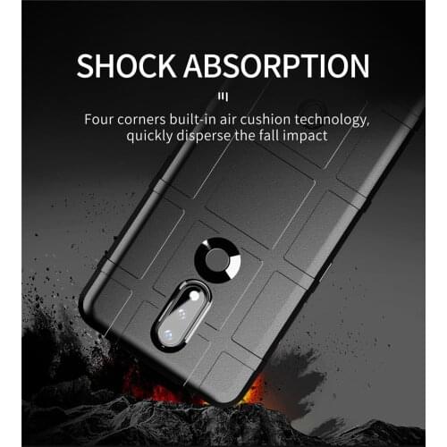 Rugged Shield Silicone Case For Nokia 1.4 2.4 5.4 Cases Shockproof Military Style Heavy Duty Hard Cover For Nokia 3.4 Case 2021